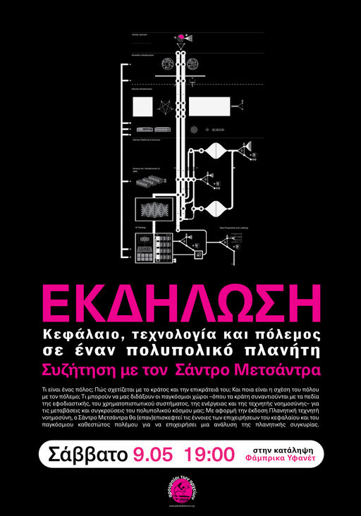 Εκδήλωση-συζήτηση: Κεφάλαιο, τεχνολογία και πόλεμος σε έναν πολυπολικό πλανήτη